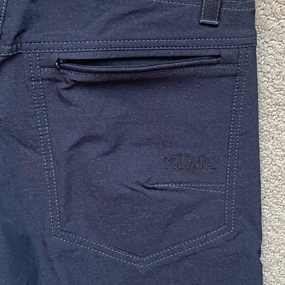 KUHL Klash Pant 30x34 Klassik Fit Abrasion Water Resistant Gotham Black Blue NWT - Picture 8 of 15